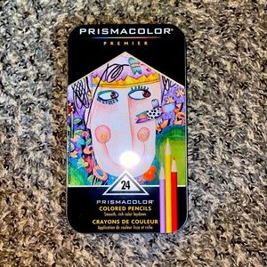 Prismacolor pencils. Used but great condition. Basically new
